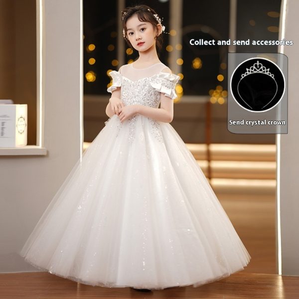 Spandex Princess Dress For Girls Tulle Tutu - Image 7