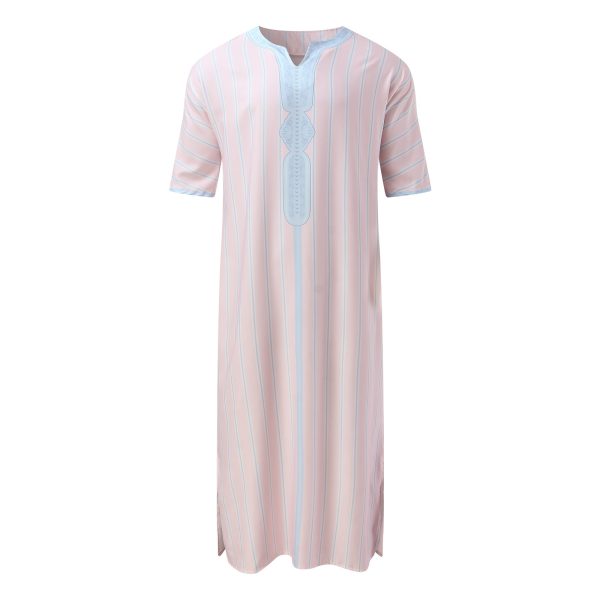 Short Sleeve Rompers Arab Ethnic Style Men - Image 8