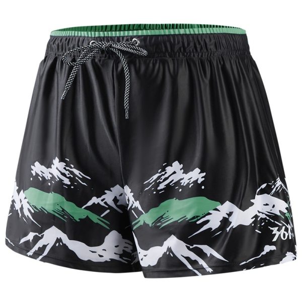 Men's Water-absorbing Quick-drying Simple Printed Swimming Trunks - Image 4
