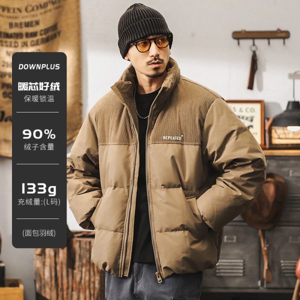 Duck Down Down Jacket Men's Winter American Outdoor - Image 9