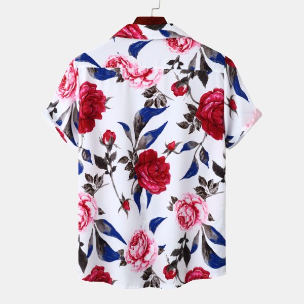 Youth Vacation Casual Beach Style Short Sleeve Men - Image 9