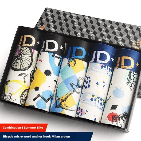 Men's Cotton Printed Breathable Boxers - Image 10