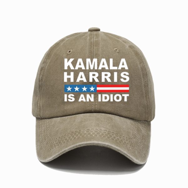 Washed Cotton Printed Hat For Men - Image 8