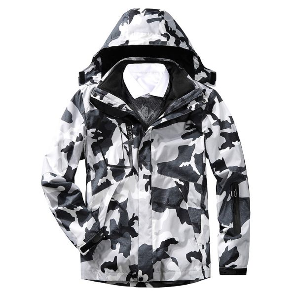 Men's Shell Jacket Three-in-one Warm Sportswear - Image 4