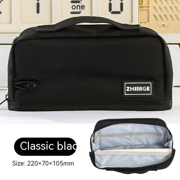 Double-sided Large Capacity Student Pencil Bag - Image 5