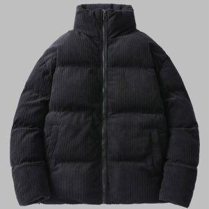 Thickening Stand Collar Casual Loose Cotton Coat
