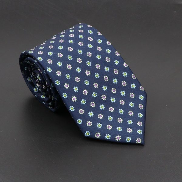 Super Soft Bohemian Silk Ties Men's Fashion 75mm Necktie - Image 2