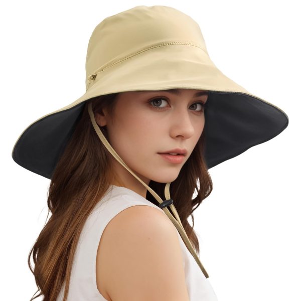 Wide Brim Sun Hats For Women Men, Double Sided Wearing Fishing Hats Cooling Bucket Hat For Beach Hiking Outdoor - Image 2