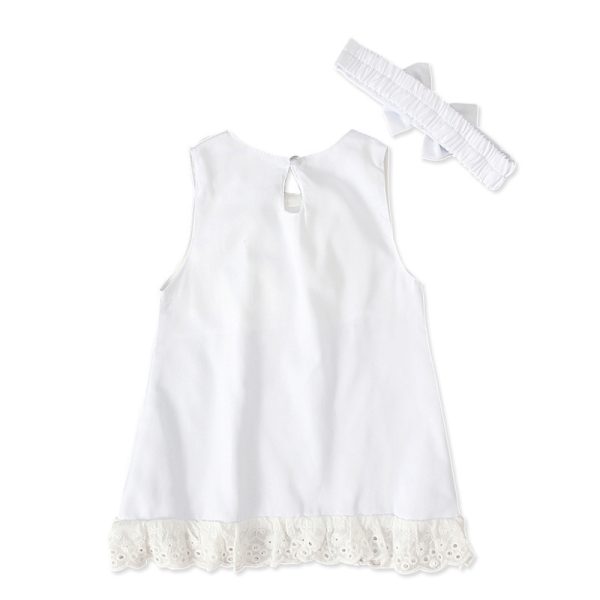 Girls baby sleeveless bow skirt - Image 4
