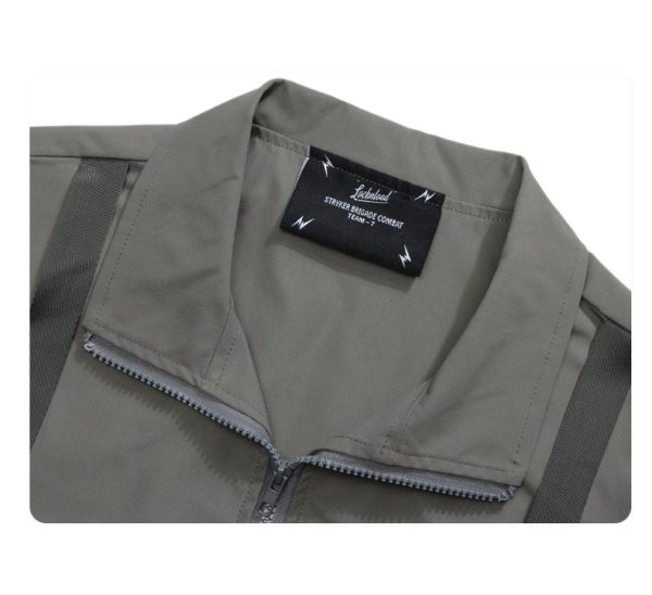 WLS Function Metal Zipper Buckle Vest - Image 3