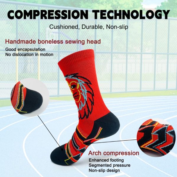 5 Pairs Of Men's Sports Compression Socks - Image 10