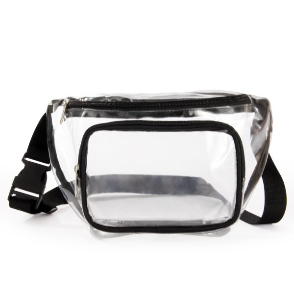 PVC Waist Bag Outdoor Sports Transparent Belt Bag - Image 3