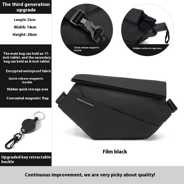 Crossbody Multifunctional Sports Fitness Chest Bag - Image 9