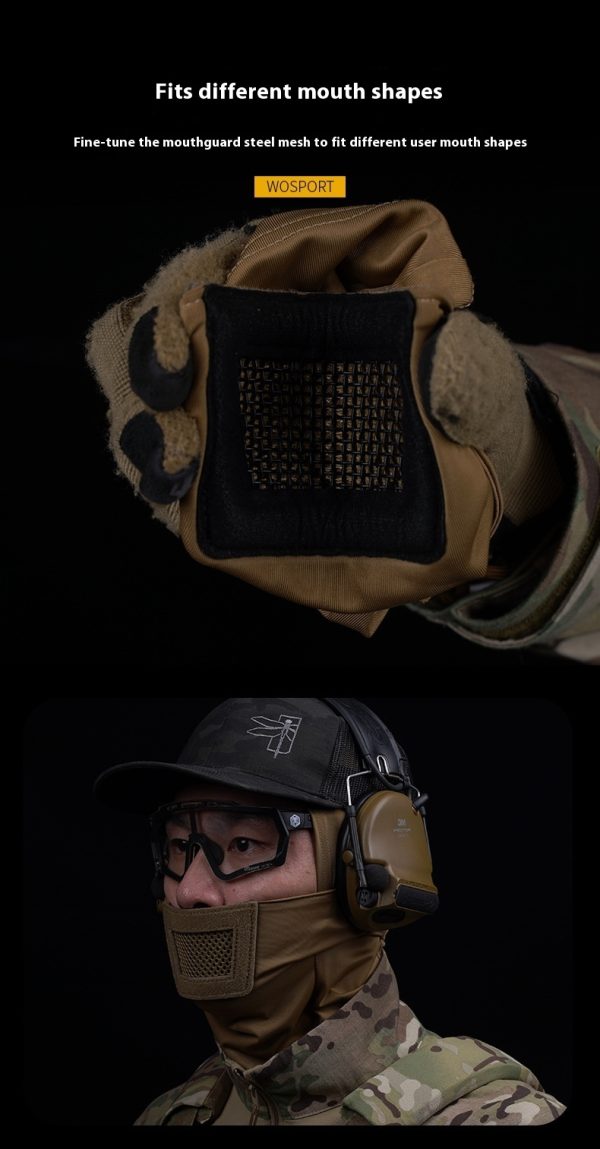 WoSporT Knight Camouflage Headgear - Image 9