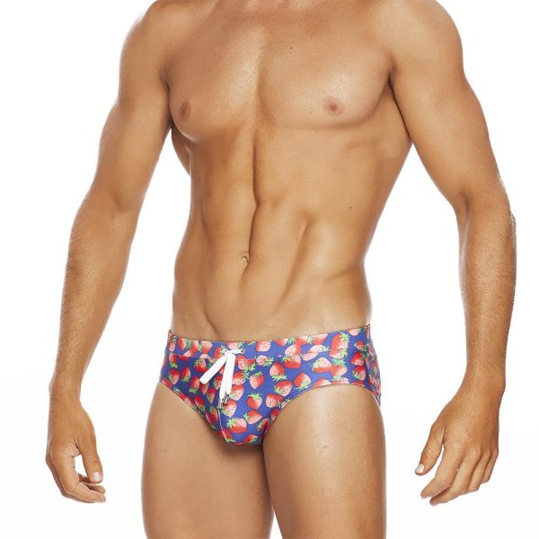 Mens Sexy And Playful Cute Strawberry Briefs - Image 3