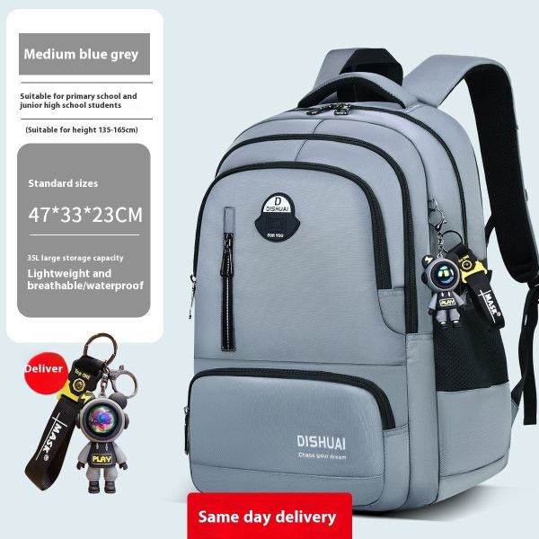 Backpack For Boys Large Capacity Lightweight - Image 3