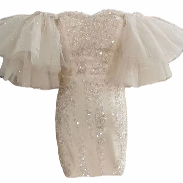 Tube Top Cinched Waist Miniskirt Fairy - Image 5