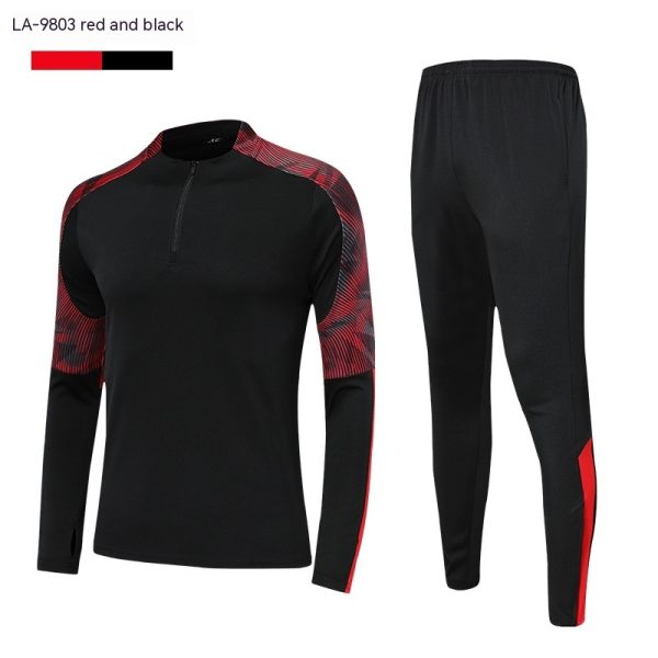 Soccer Suit Set Men's Long Sleeve Training Clothes Competition Team - Image 6