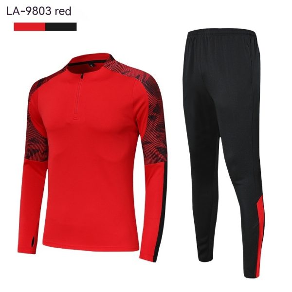 Soccer Suit Set Men's Long Sleeve Training Clothes Competition Team - Image 5