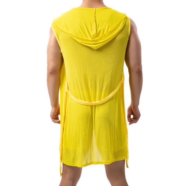Gold Dot Bathrobe Men's Sexy Coat - Image 10