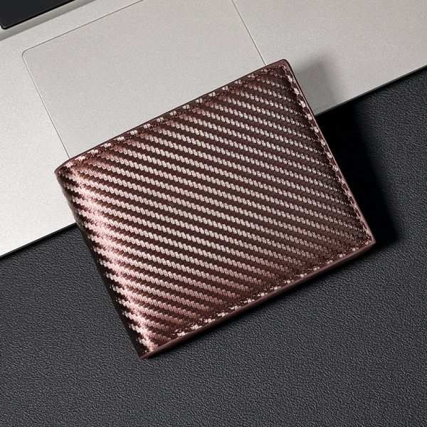 Three-fold Carbon Fiber High-grade Men's Wallet - Image 7