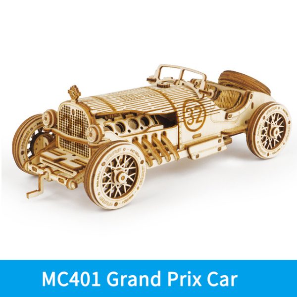 Car 3D Wooden Puzzle Game Assembly Racing Children's Toys - Image 6