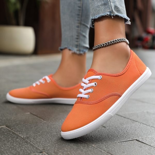 Women's Running Training Solid White Shoes - Image 5