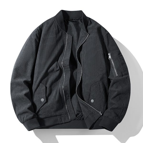 Men's Corduroy Loose Baseball Uniform - Image 8