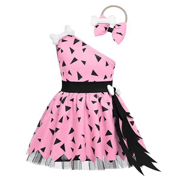 Girls Fashion Simple Halloween Mesh Costume Suit - Image 5