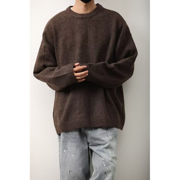 Men's Autumn And Winter Thermal Knitting Bottoming Shirt Top - Image 5