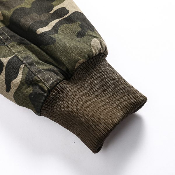 Casual Men's Jacket Camouflage Printed Outerwear - Image 3