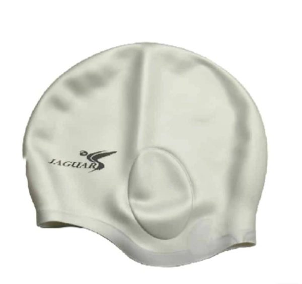 Fashion Pure Silicone Ear-protecting Swimming Cap - Image 4