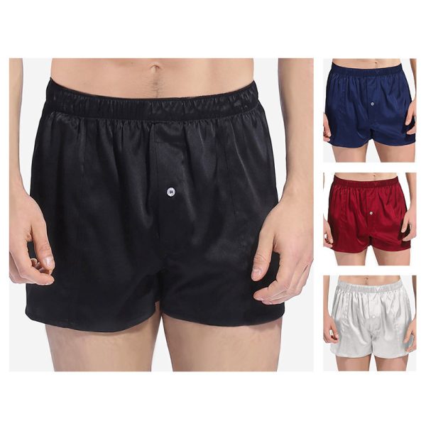 Seamless Men Silk Boxers Are Comfortable To Exercise - Image 2