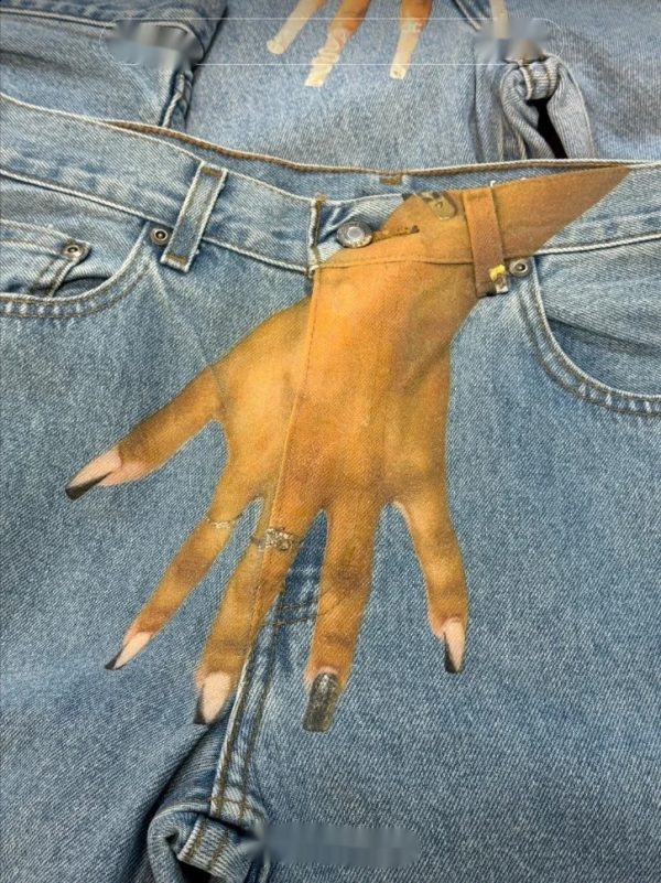 Printed Fashion Jeans Personalized Fingers - Image 7