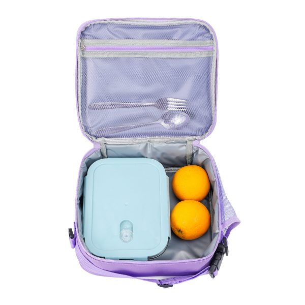Laser Simple Rainbow Color Insulation Bento Bag - Image 6
