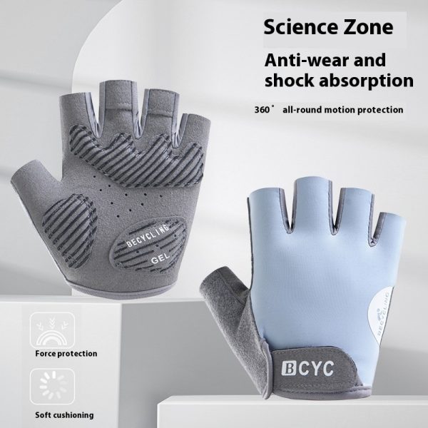 Thin Half Finger Exercise Anti Training Anti Slip Gloves - Image 2