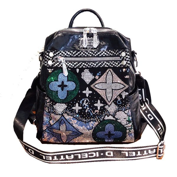 New Delicate Rhinestone Personality Butterfly Shoulder Bag - Image 2