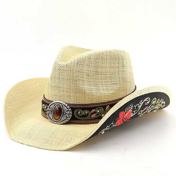 Cowboy Hat Tibet Tourism Photo Beach Sun-proof - Image 6