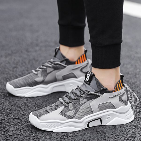 Plus Size Sneakers Man Thick Bottom Casual - Image 4