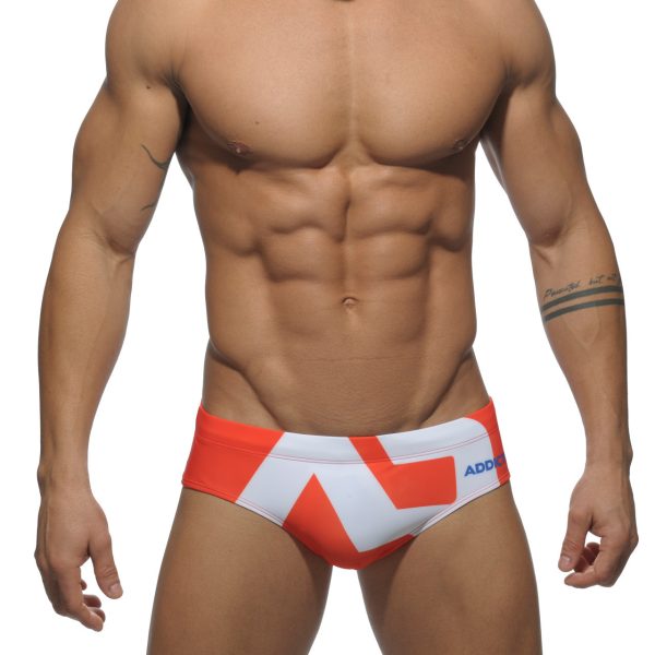 Men's U Convex Triangle 045 Printed Swimming Shorts - Image 4