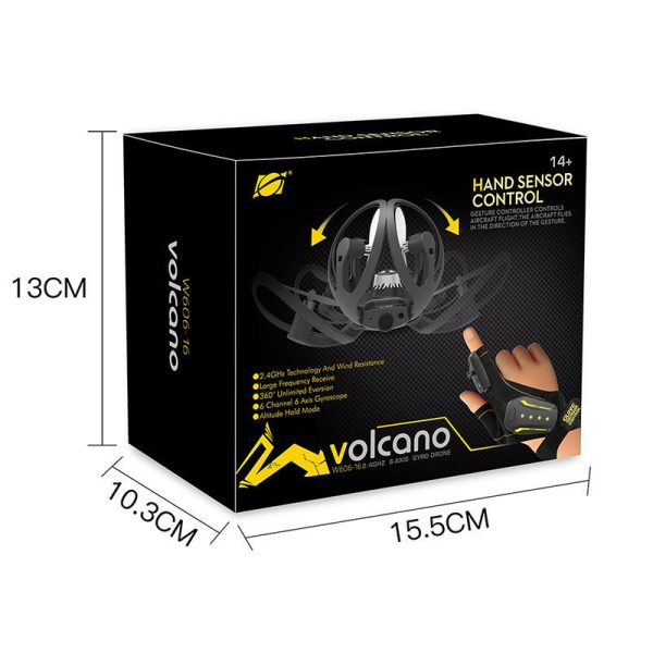 Folding Drone Gesture Control Aerial Photography Four-axis Body Sense Gravity Induction Remote Contro - Image 6