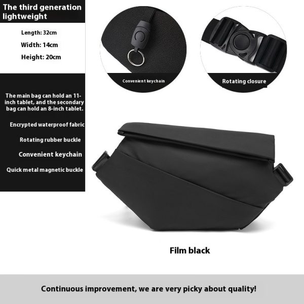 Crossbody Multifunctional Sports Fitness Chest Bag - Image 7