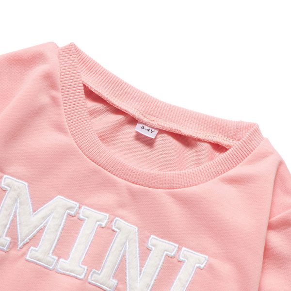 Explosive Letter Printed Sweater Parent-child Sweater - Image 5
