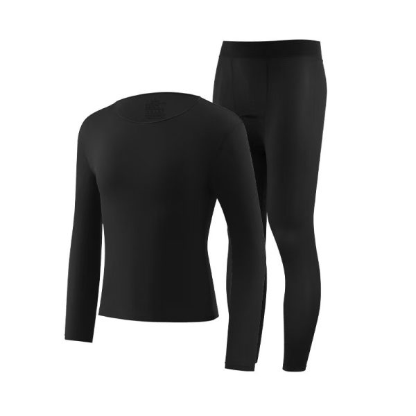 Men's High Elasticity Warm Ultra-thin Autumn Clothing And Pants Set - Image 6