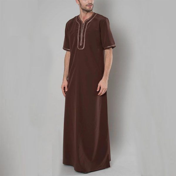New Loose Men's Casual Muslim Robe - Image 2