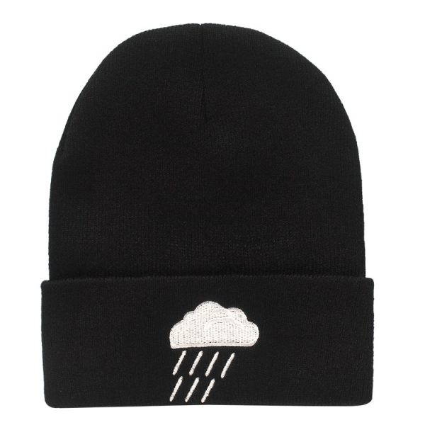 Fashion Fashionmonger Hip Hop Woolen Cap Creative Weather Embroidery Knitted Hat - Image 6