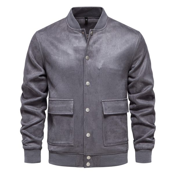 Casual Baseball Uniform Men's Jacket - Image 5