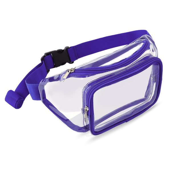 PVC Waist Bag Outdoor Sports Transparent Belt Bag - Image 9