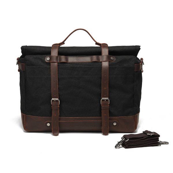 Canvas Shoulder Bag Casual Unisex Crossbody Bag - Image 6