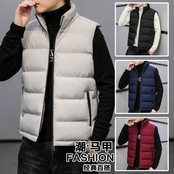 Autumn And Winter Leisure Warm Sleeveless Jacket - Image 2